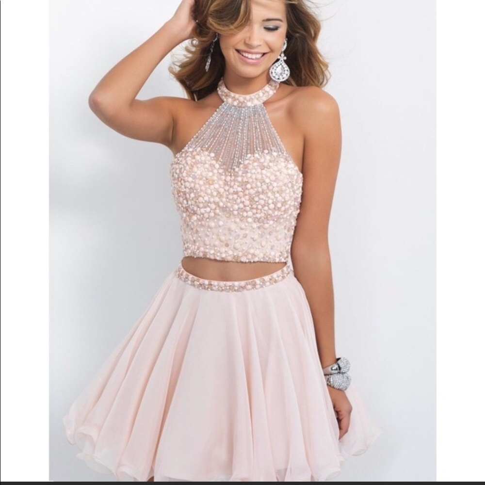 Blush pink dress